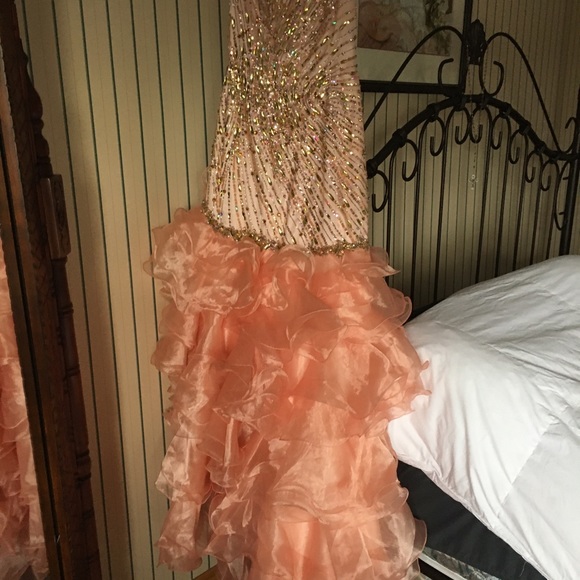 Sherri Hill full length gown. Size 0. Worn once. - Picture 2 of 11